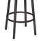 Armen Living Fargo 30" Barstool in Auburn Bay finish with Brown Pu upholstery LCFA30BABR - alternate 3